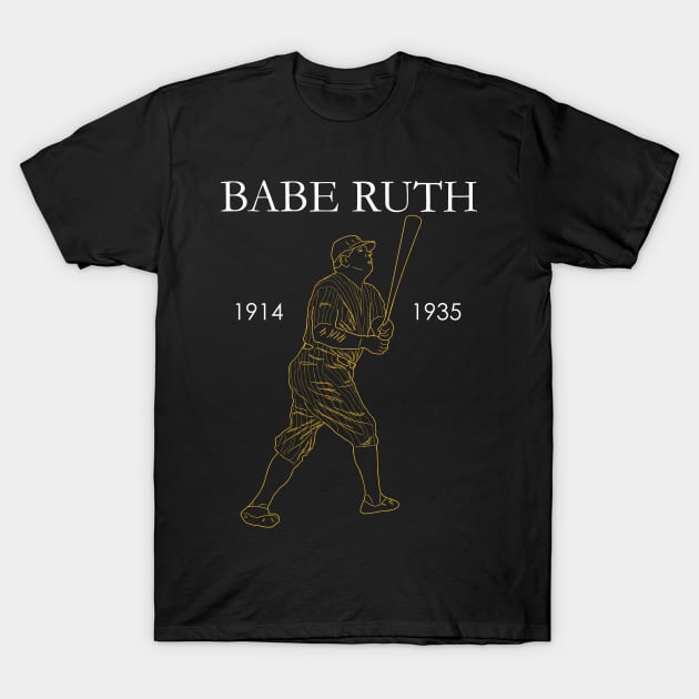 ruth legend T-Shirt by Visualoctane 